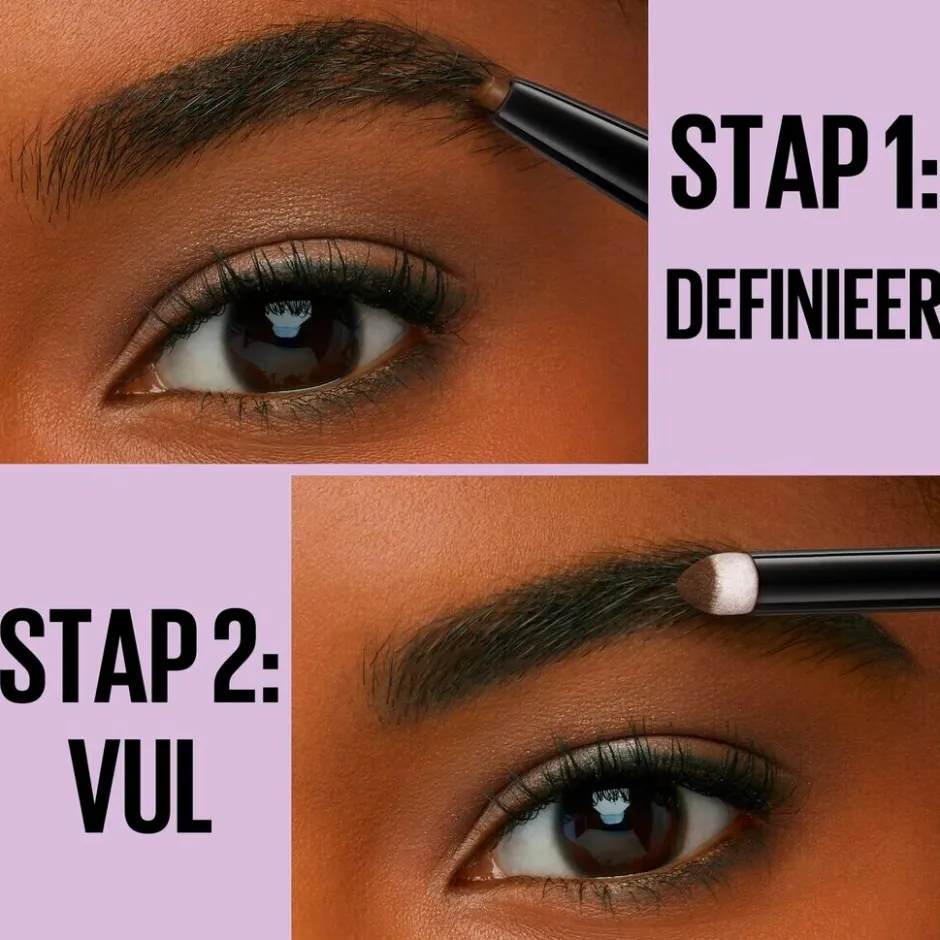 Best Maybelline New York Express Brow Duo 04 Dark Brown Wenkbrauwpotlood