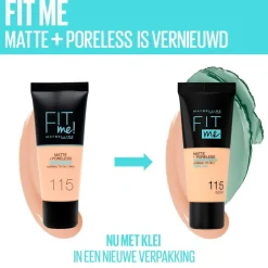 Online Maybelline New York Fit Me Matte & Poreless 112 Soft Beige Foundation