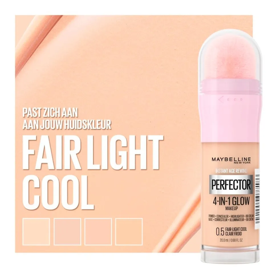 Best Maybelline New York Instant Perfector 4-in-1 Glow 0.5 Fair Light Cool Concealer