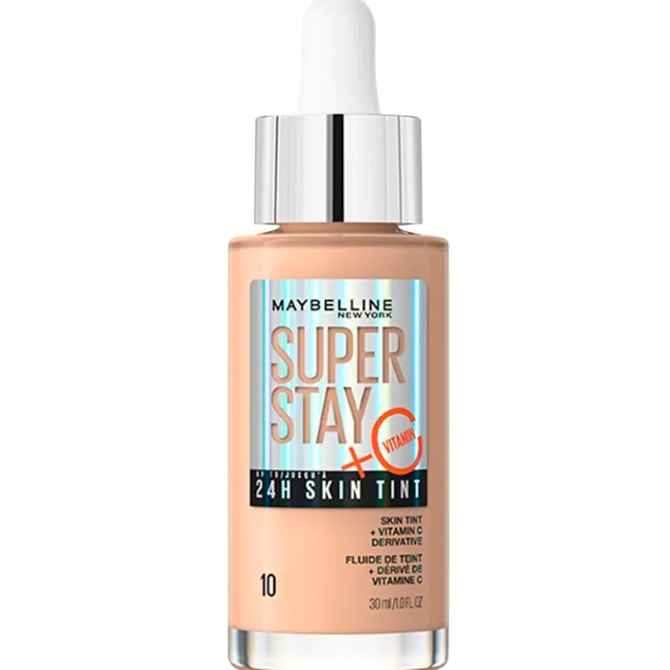 New Maybelline New York SuperStay 24H Skin Tint 10 Foundation