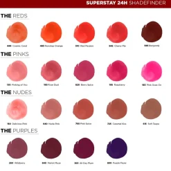 Outlet Maybelline New York Superstay 24h 444 Cosmic Coral Lipstick