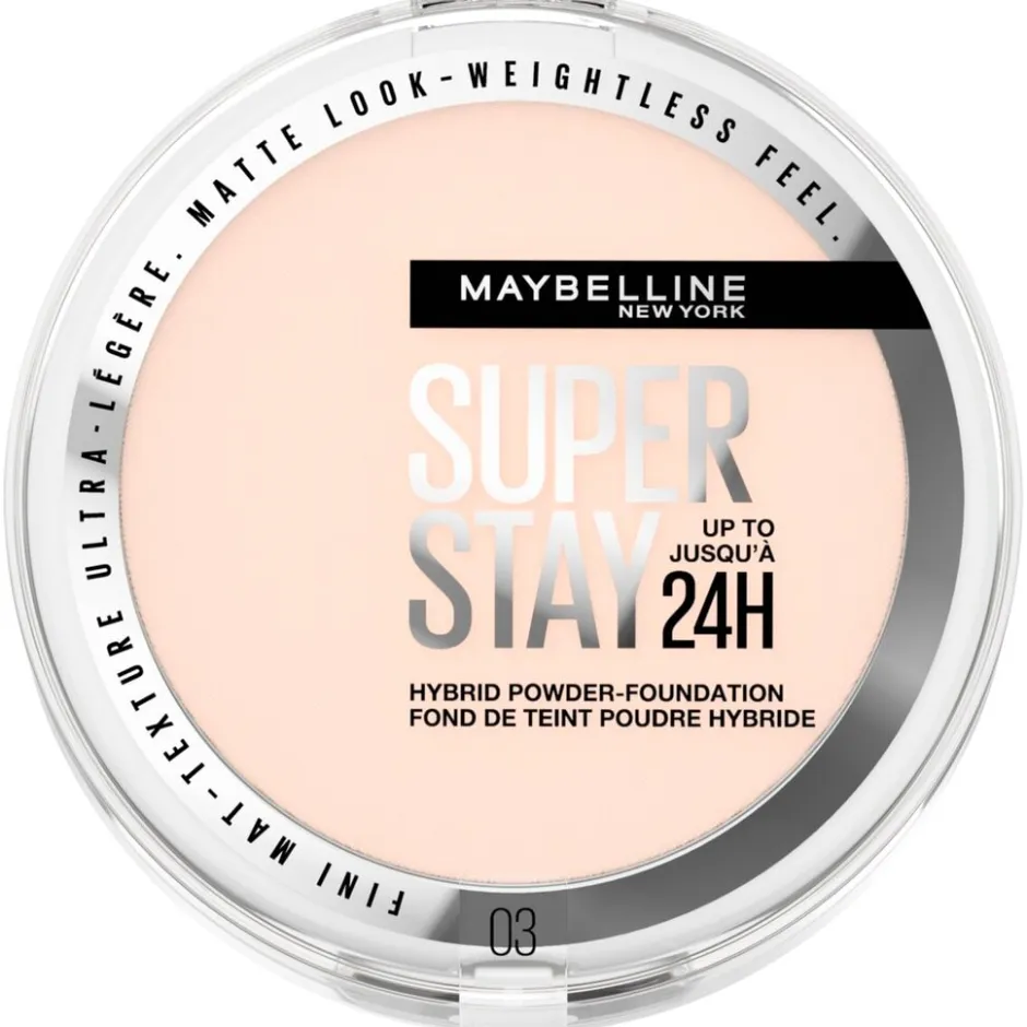 New Maybelline New York SuperStay Up To 24HR 3 Hybrid Powder-Foundation