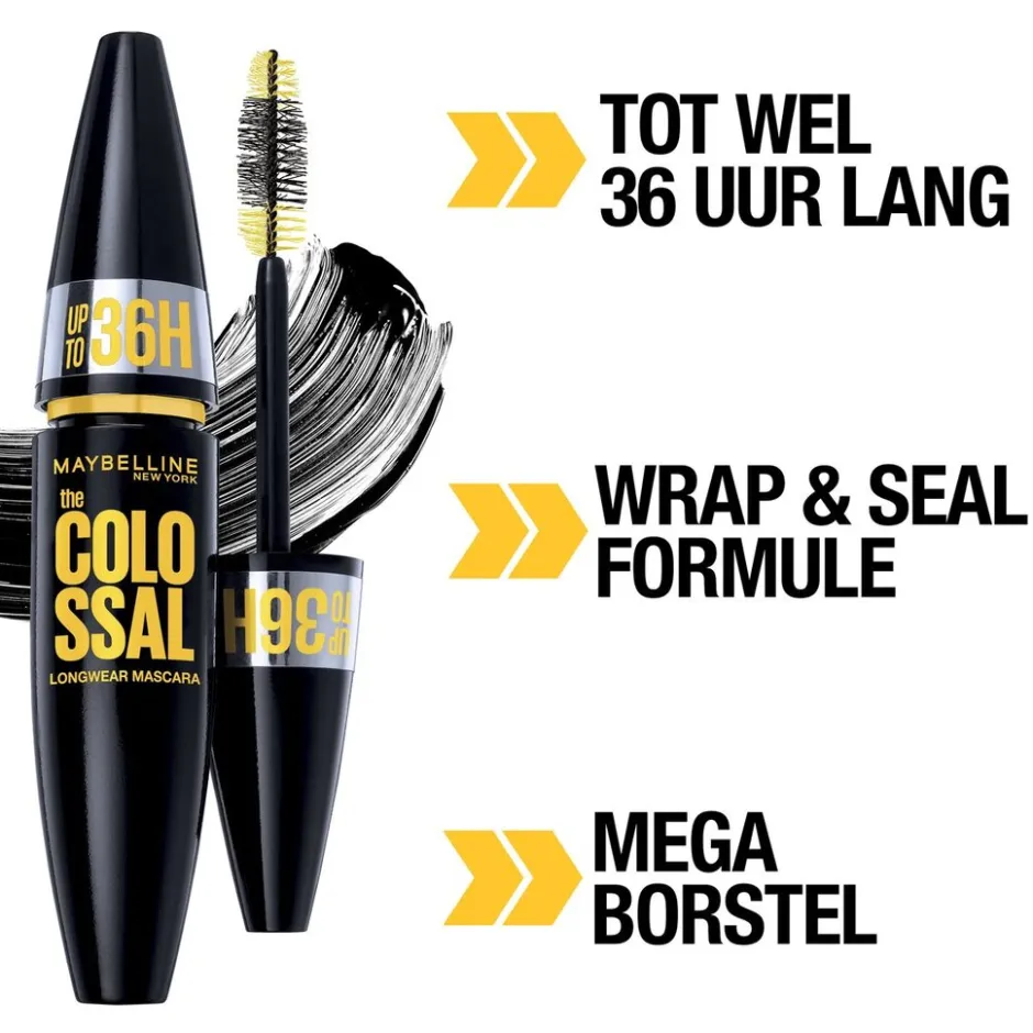 Hot Maybelline New York The Colossal 36H Longwear Waterproof Mascara