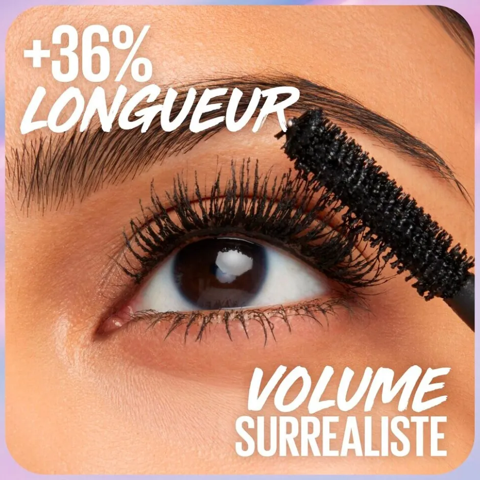 Hot Maybelline New York The Falsies Surreal Blackest Black Waterproof Mascara