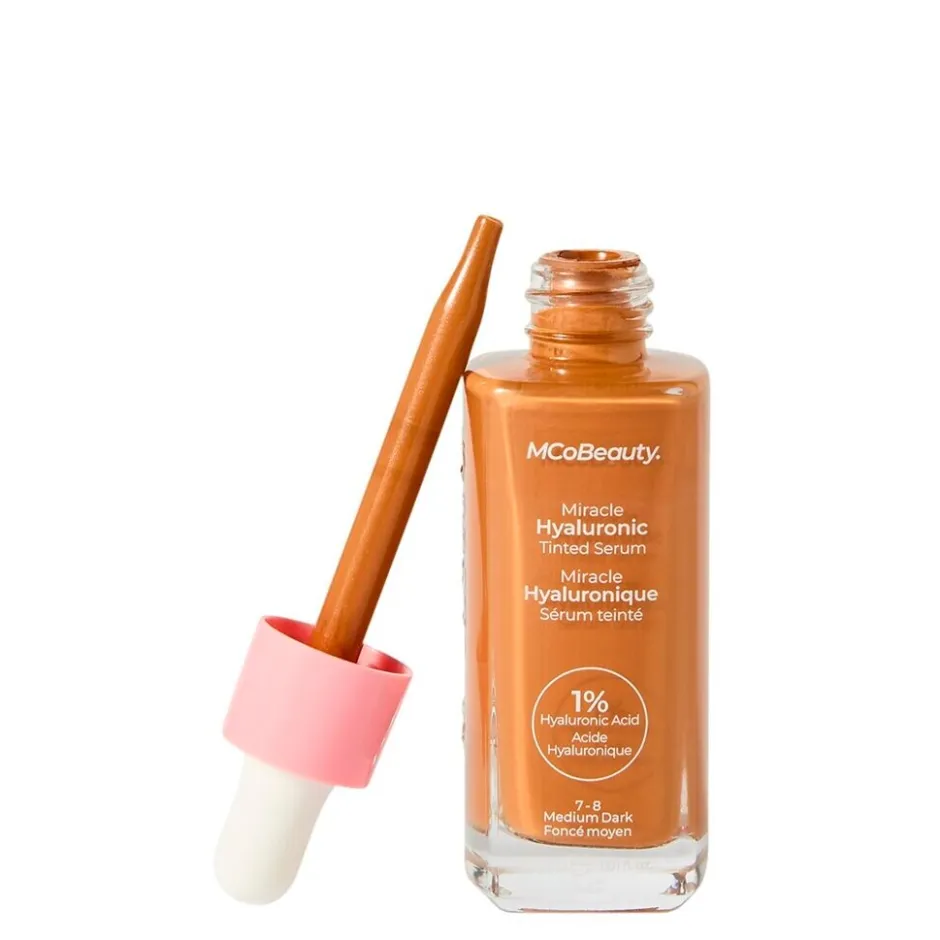 New MCoBeauty 7-8 Medium Dark Miracle Hyaluronic Tinted Serum