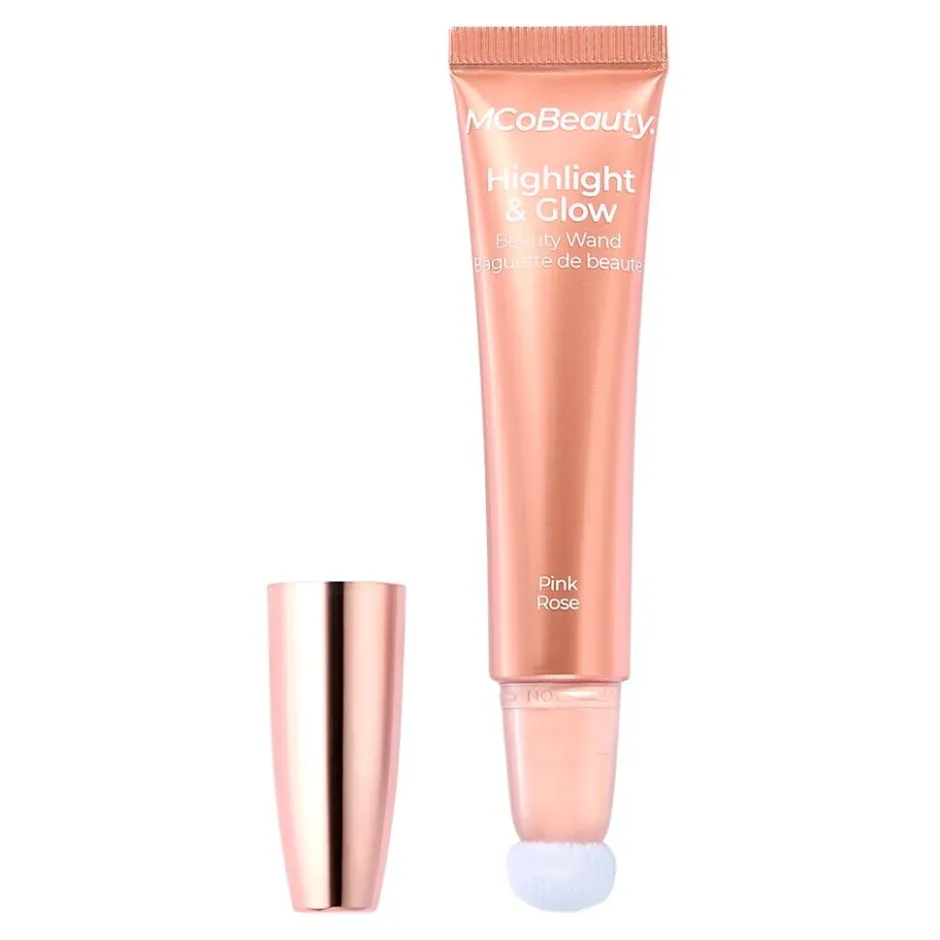 New MCoBeauty Highlight & Glow Pink Glow Beauty Wand
