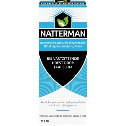 New Natterman Broomhexine Extra Sterk 8mg/5ml Hoestdrank