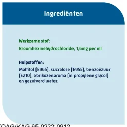 New Natterman Broomhexine Extra Sterk 8mg/5ml Hoestdrank