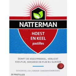 Hot Natterman Hoest en Keel Pastilles