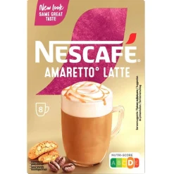 Discount Nescafe Nescafé Latte Amaretto Oploskoffie