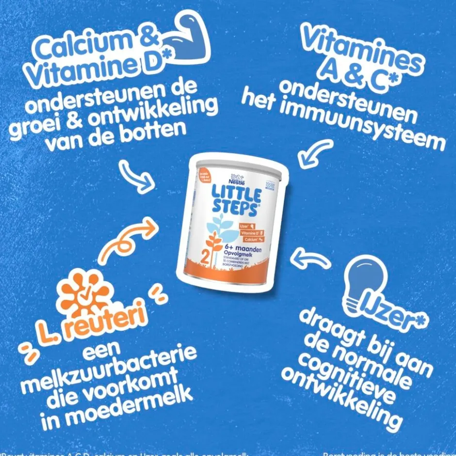 Sale Nestle Nestlé Little Steps 2 6+ Maanden Standaard Opvolgmelk