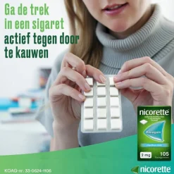 Sale Nicorette Classic 2mg Suikervrije Kauwgom
