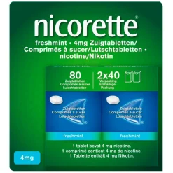 Clearance Nicorette Nicotine Freshmint 4mg Suikervrije Zuigtabletten