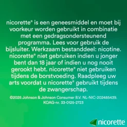 Clearance Nicorette Nicotine Freshmint 4mg Suikervrije Zuigtabletten