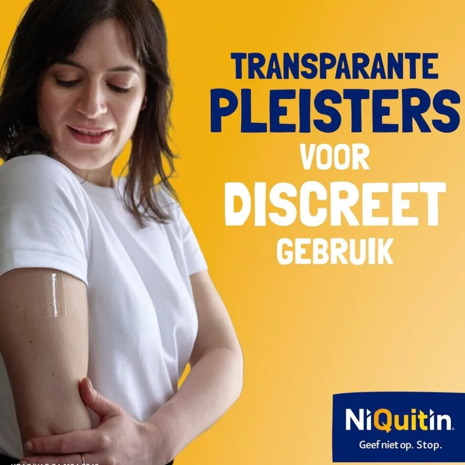 Niquitin Clear Pleister Stap 3 - 7 mg - Nicotinepleister