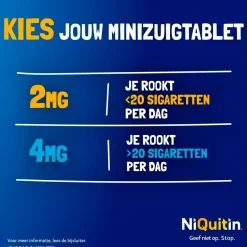 Outlet Niquitin 2mg Minizuigtabletten