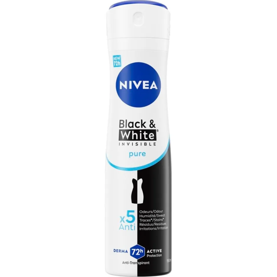 Nivea Black & White Invisible Pure Antitranspirant Spray