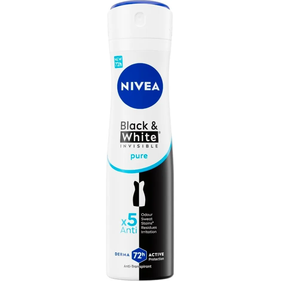 Nivea Black & White Invisible Pure Antitranspirant Spray
