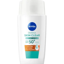 Clearance Nivea Skincare Nivea Derma Skin Clear Dagelijkse Anti-Uv Fluïde