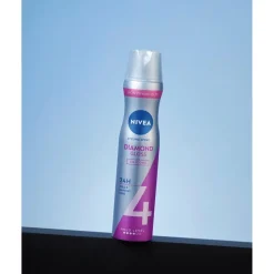 Clearance Nivea Diamond Gloss Care Hold 4 Styling Hairspray