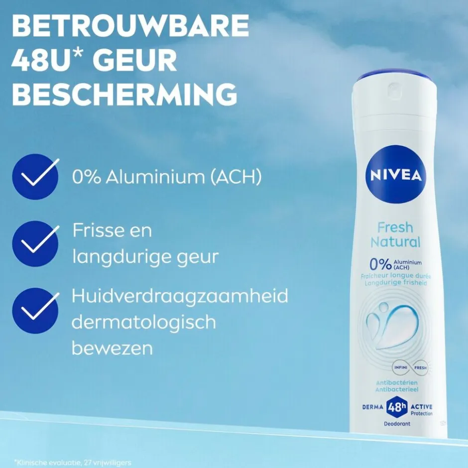New Nivea Fresh Natural Deodorant Spray