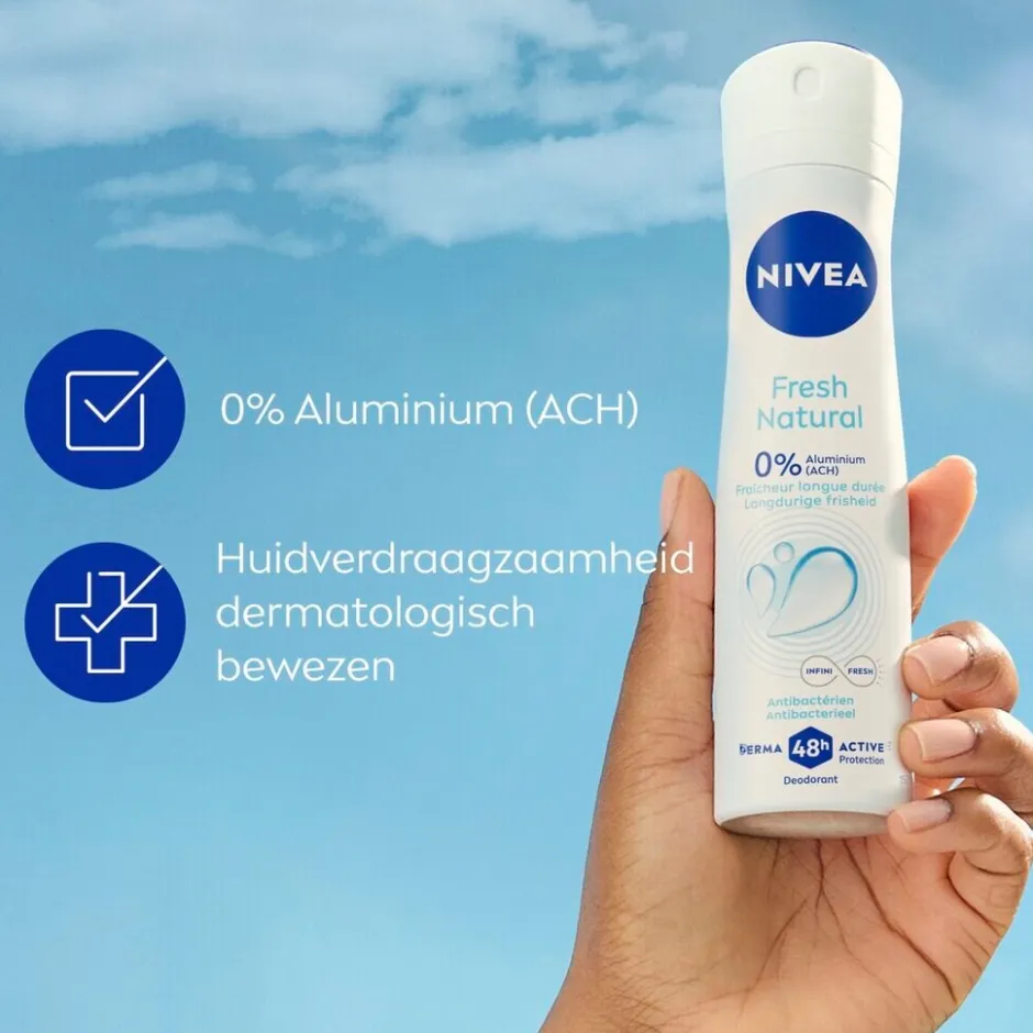 New Nivea Fresh Natural Deodorant Spray