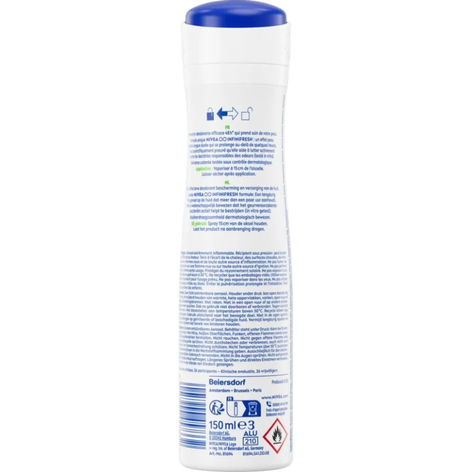 Discount Nivea Fresh Pure Deodorant Spray