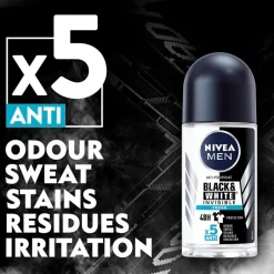 Best Nivea Men Black & White Invisible Fresh Antitranspirant Roller