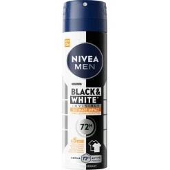 Sale Nivea Men Black & White Invisible Ultimate Impact Antitranspirant Spray