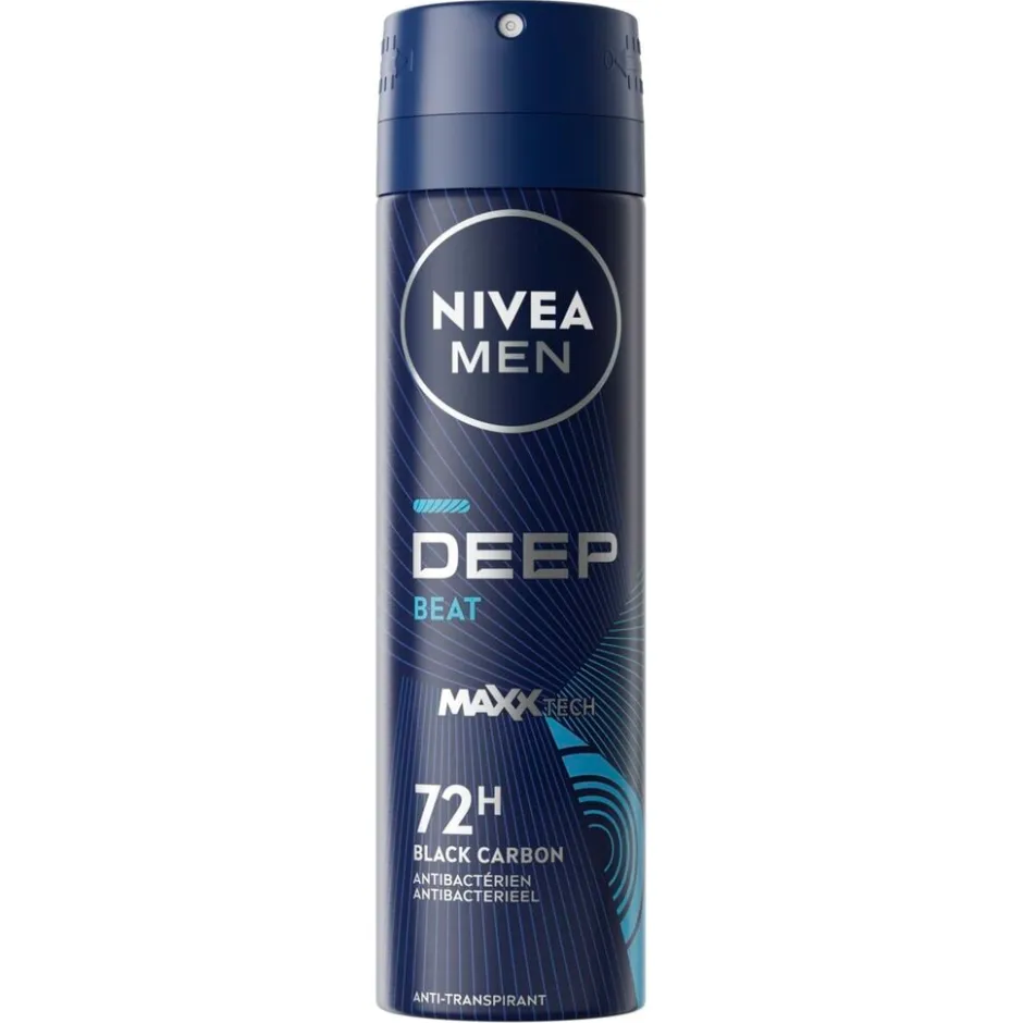Outlet Nivea Men Deep Black Carbon Beat Antitranspirant Spray