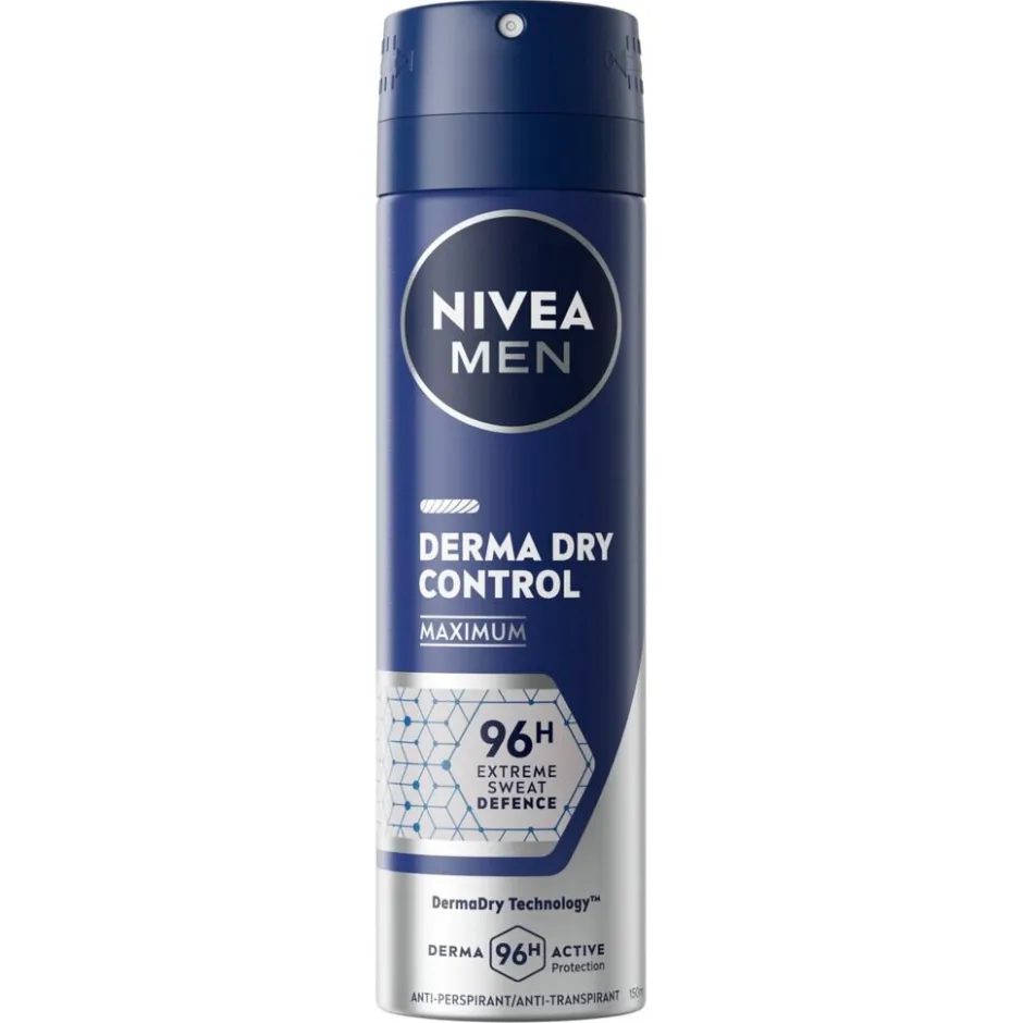 Outlet Nivea Men Derma Dry Control Antitranspirant Spray