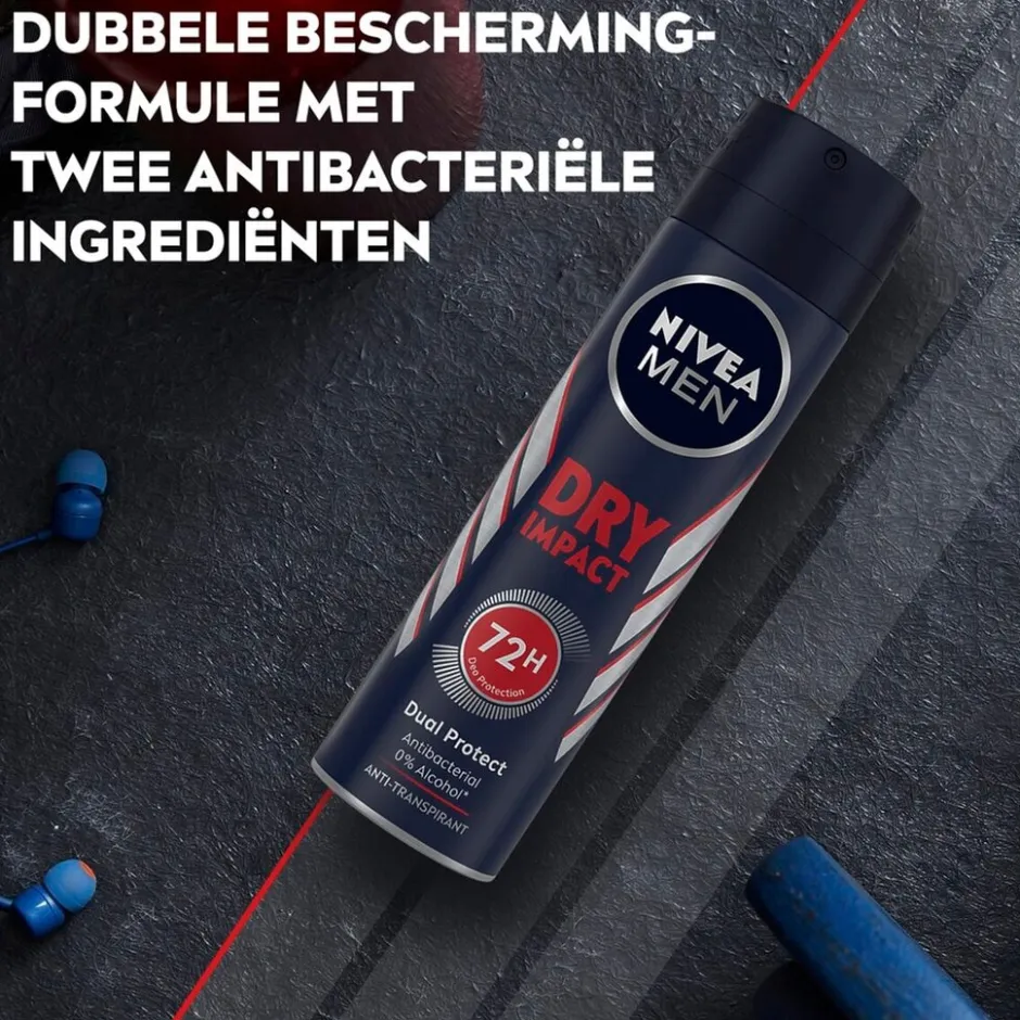 Clearance Nivea Men Dry Impact Antitranspirant Spray