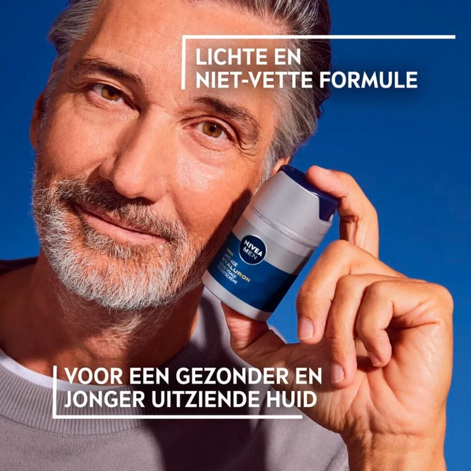 Clearance Nivea Men Hyaluron Anti-age Gezichtscrème