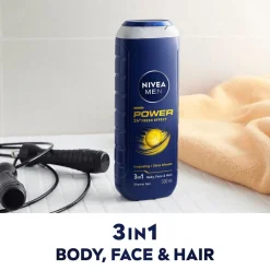Outlet Nivea Men Power 24H Fresh Effect 3-in-1 Douchegel