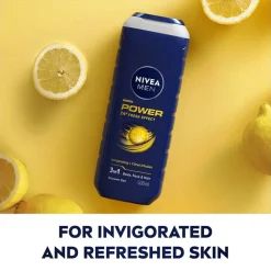 Outlet Nivea Men Power 24H Fresh Effect 3-in-1 Douchegel