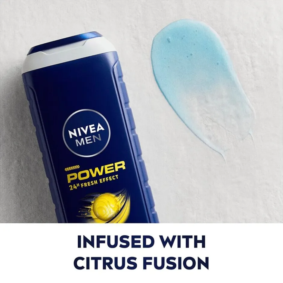 Outlet Nivea Men Power 24H Fresh Effect 3-in-1 Douchegel