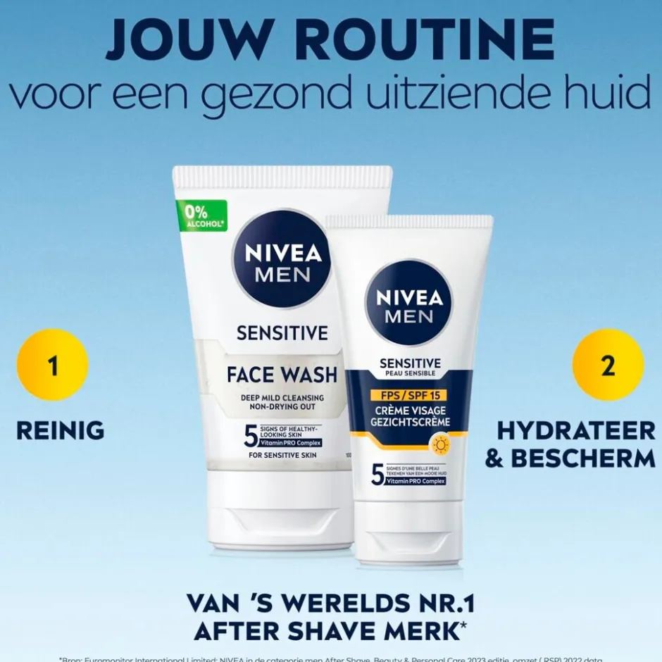 Clearance Nivea Men Sensitive SPF15 Gezichtscrème