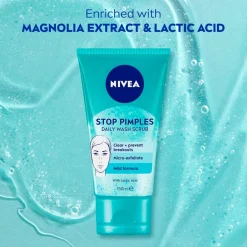Clearance Nivea Skincare NIVEA Pure Effect Clean Deeper Reinigingsscrub