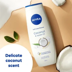 Hot Nivea Soft Care Coconut & Jojoba Oil Showergel