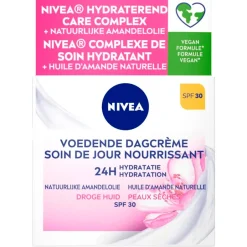 New Nivea Skincare NIVEA SPF30 24H Hydration Voedende Dagcrème