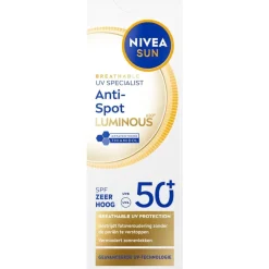 Best Nivea Sun Breathable UV Specialist Luminous630 Anti-Spot SPF50+ Zonnefluïde