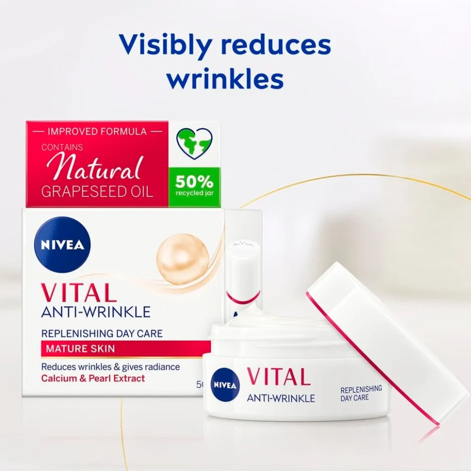 Online Nivea Skincare NIVEA Vital Anti-Rimpel 65+ Versterkende Dagcrème