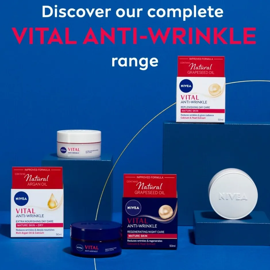 Outlet Nivea Skincare NIVEA Vital Anti-Rimpel Herstellende Nachtcrème