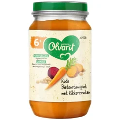 Olvarit Nutricia 6M+ Rode Bietenstamppot met Kikkererwten