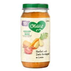 Sale Olvarit Nutricia 15+M Stoofpot met Zoete Aardappel en Linzen