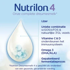 Discount Nutrilon 4 Dreumes- en Peutermelk met Vanillesmaak Flesvoeding Vanaf 1 Jaar