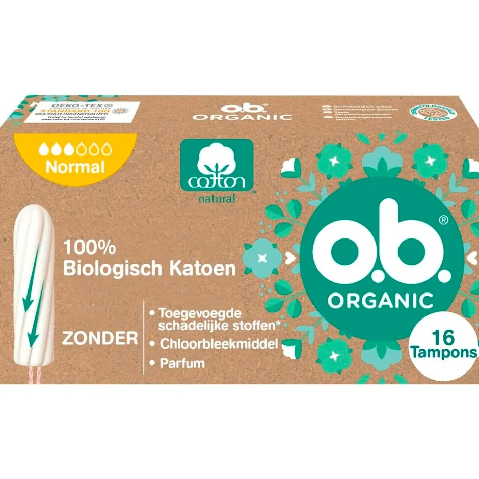 Ob o.b. Organic Cotton Normal Tampons