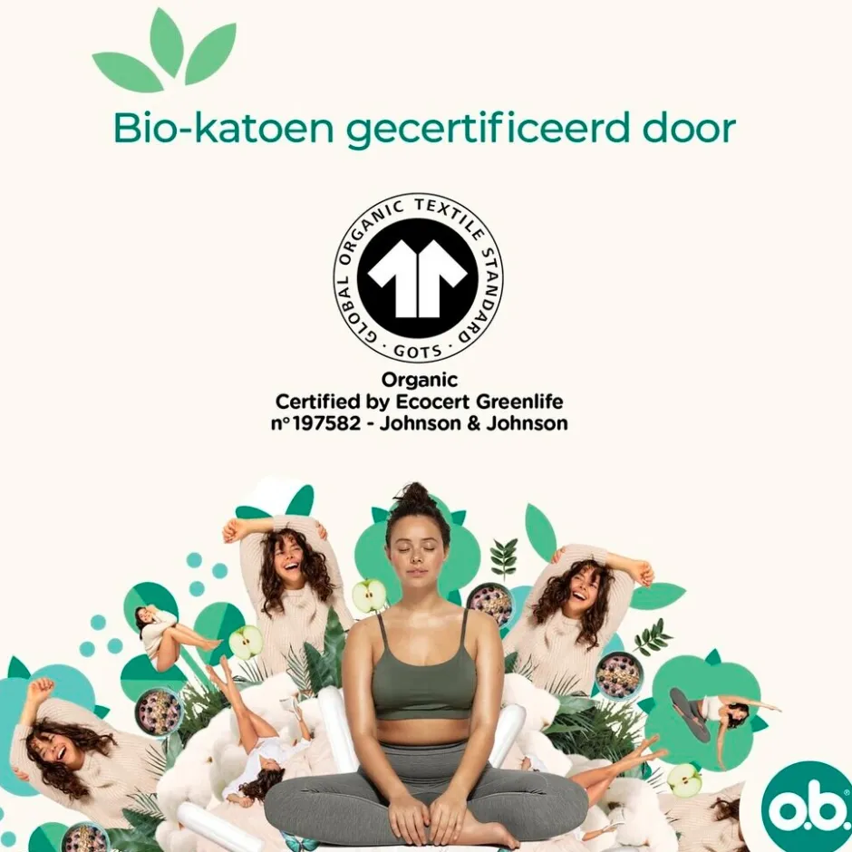 Ob o.b. Organic Cotton Normal Tampons