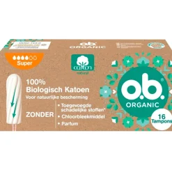 Outlet Ob o.b. Organic Cotton Super Tampons