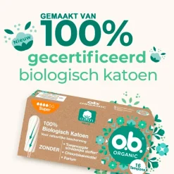 Outlet Ob o.b. Organic Cotton Super Tampons